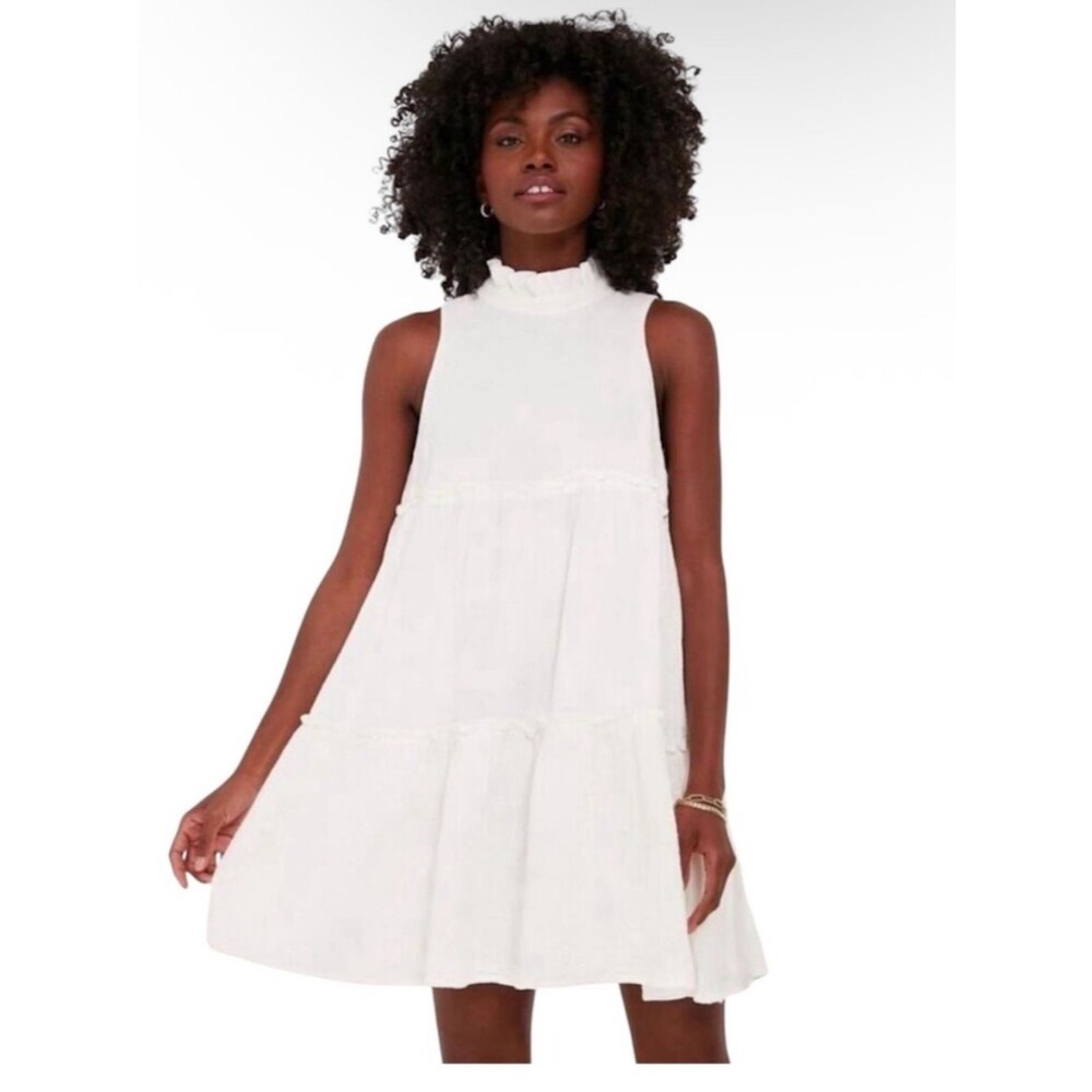 Tuckernuck Pomander Place White Lightweight Gauze Morgan Dress